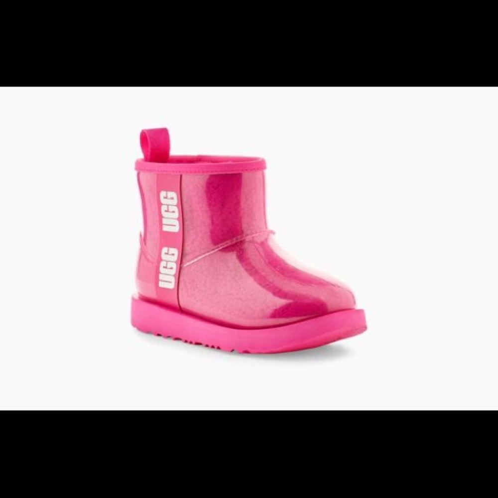 UGG Kids CLASSIC CLEAR MINI II ROCK ROSE COLOR